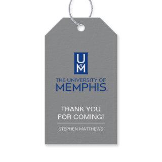 Official Stacked UofM Monogram & Name Gift Tags