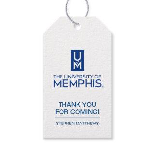 Official Stacked UofM Monogram & Name Gift Tags