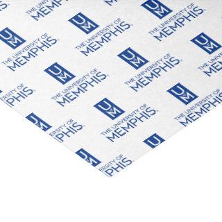 Official Stacked UofM Monogram & Name Tissue Paper