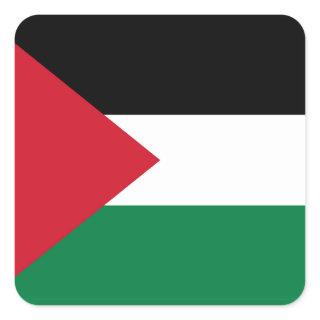 officially the State of Palestine country flag Square Sticker