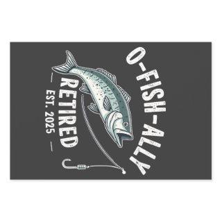 Offishally Retired est 2025 Fisher Dad Retirement  Sheets