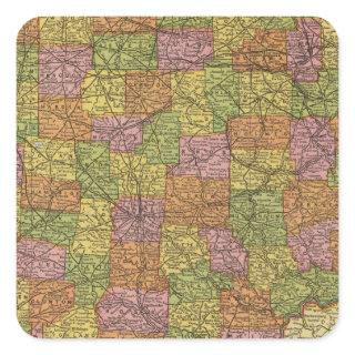 Ohio 7 square sticker