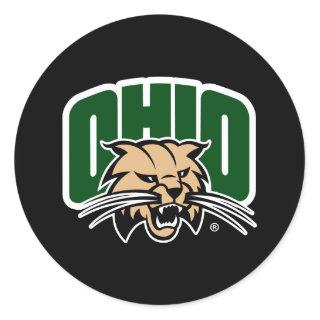 Ohio Bobcat Logo Classic Round Sticker