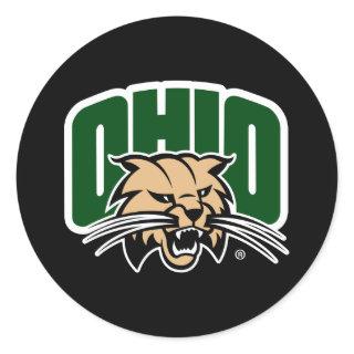 Ohio Bobcat Logo Classic Round Sticker