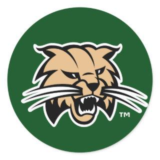 Ohio University Bobcat Logo Classic Round Sticker