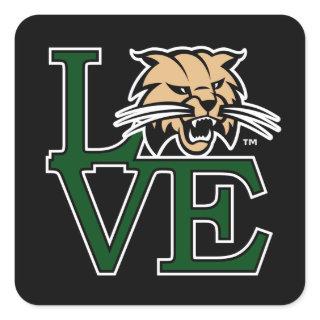 Ohio University Love Square Sticker