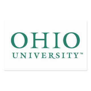 Ohio University Rectangular Sticker