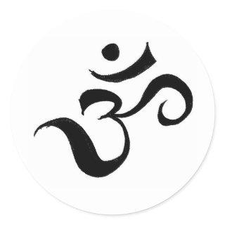 ohm classic round sticker