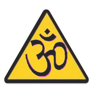 Ohm Crossing Triangle Sticker
