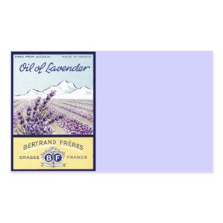 Oil of Lavender - Grasse France Rectangular Sticker