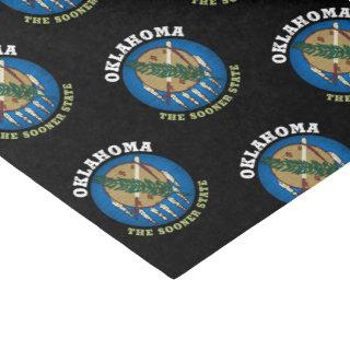OKLAHOMA SOONER STATE FLAG TISSUE PAPER