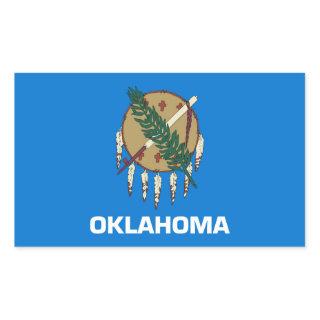Oklahoma State flag Rectangular Sticker