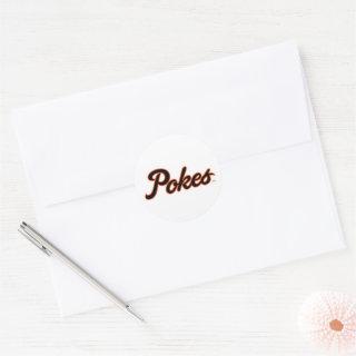 Oklahoma State University | Script Pokes Classic Round Sticker