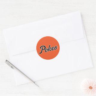 Oklahoma State University | Script Pokes Classic Round Sticker
