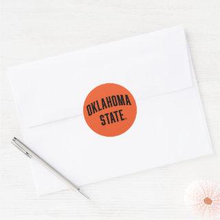 Oklahoma State | Wordmark Classic Round Sticker