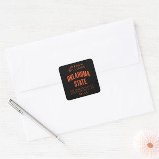 Oklahoma State | Wordmark Square Sticker