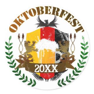 Oktoberfest Classic Round Sticker