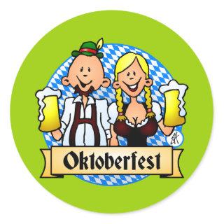 Oktoberfest Classic Round Sticker