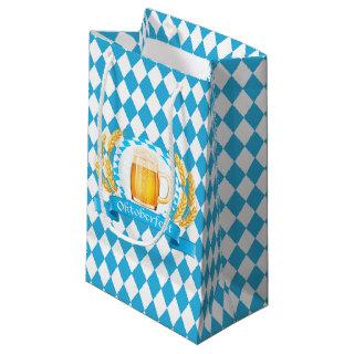 Oktoberfest Frothy Beer Mug Small Gift Bag