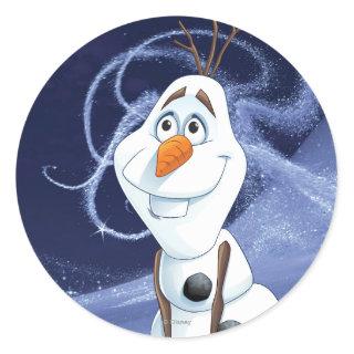 Olaf | Cool Little Hero Classic Round Sticker