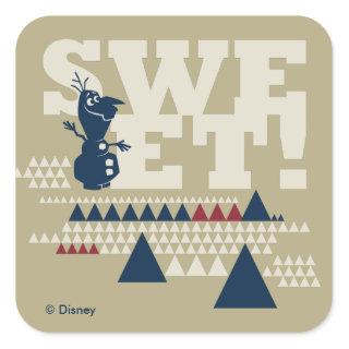 Olaf | Sweet! Square Sticker