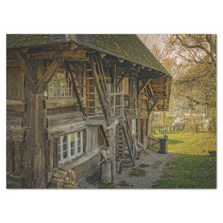 Old Abandoned Home Decoupage Tissue Paper