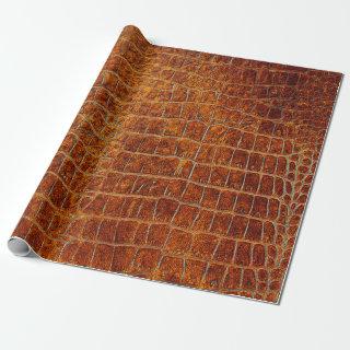Old brown animal leather texture