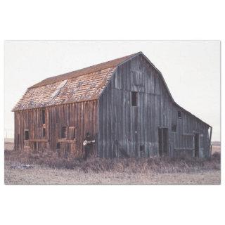 Old Farm Rustic Barn Decoupage Tissue Paper