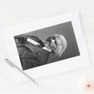 Old Fr3d3rick Bailey Douglas African American Hero Rectangular Sticker