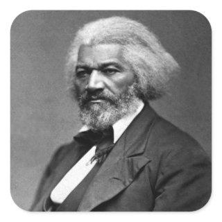 Old Fr3d3rick Bailey Douglas African American Hero Square Sticker