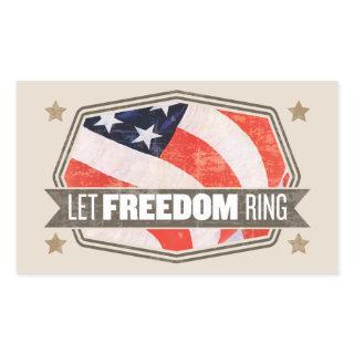 Old Glory Rectangular Sticker