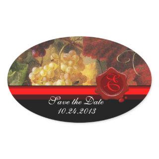OLD GRAPE VINEYARD WINE TASTING PARTY,RED WAX SEAL