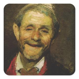 Old Man Laughing, 1881 Square Sticker