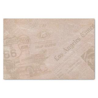 Old Newspapers Tissue Paper