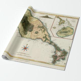 Old St Kitts Map (1794) Vintage Saint Christopher