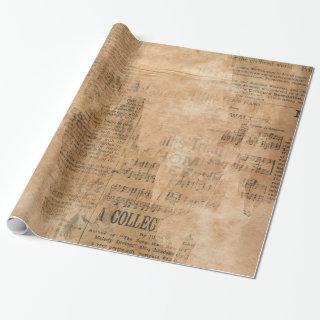 Old Torn Vintage Newspaper Two