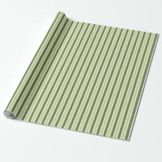 Olive and white candy stripes