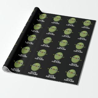Olive For Puns Funny Olive Fruit Pun Dark BG