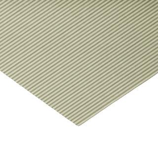 Olive Green and Tan Thin Stripes Tissue Paper