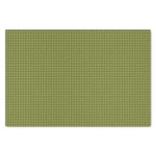 Olive Green Gingham-TISSUE