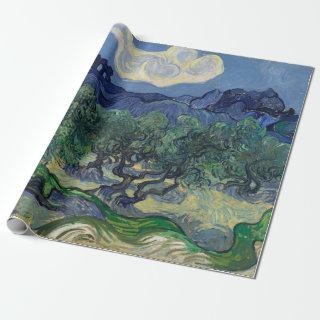 Olive Trees with Alpilles by Vincent van Gogh