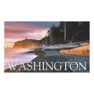 Olympic National Park | Washington State Rectangular Sticker