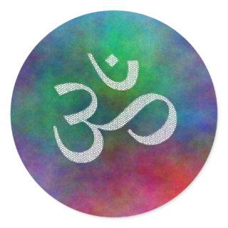 Om Aum Classic Round Sticker