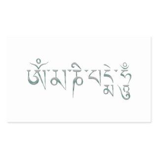 Om Mani Padme Hum Rectangular Sticker