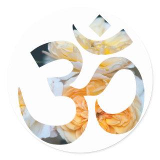 Om Symbol Classic Round Sticker