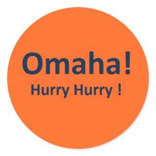 Omaha Stickers for Broncos Fans