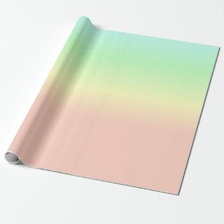 Ombre Rainbow Abstract Pastel Pink Pattern