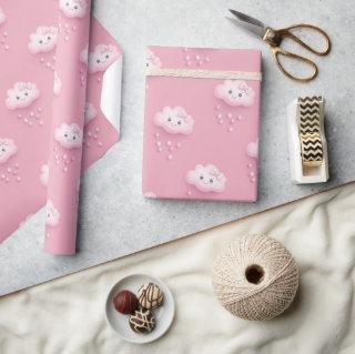 On Cloud Nine Modern Pink Baby Shower