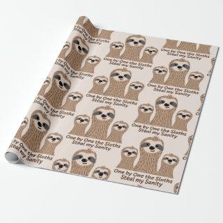 One by One the Sloths Steal my Sanity Cute