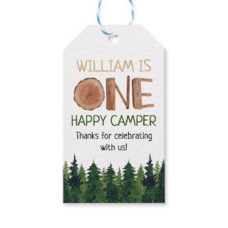 One Happy Camper Thank You Gift Tags
